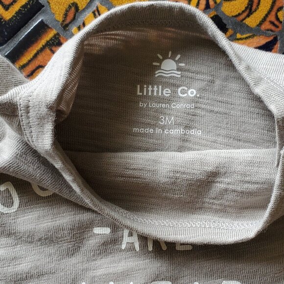 Baby Girl Graphic Tee  "Good Days Are Ahead" by Lauren Conrad  Little Co. 3 mos - Picture 2 of 5